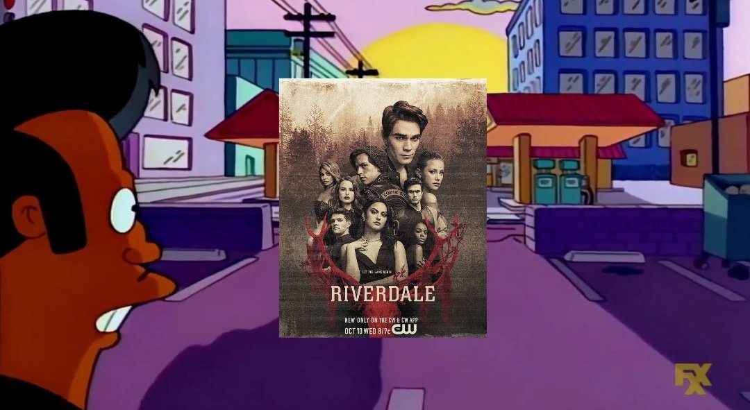goodt0bealive's tweet photo. Solo las primeras temporadas tuvieron sentido, las temporadas 4, 5 y 6 casi nadie las vió, las parejas eran cualquier cosa, la trama? Que importa. Aún así, ahí va una de las mejores series de la última década #Riverdale https://t.co/ZMMfNGpjbf