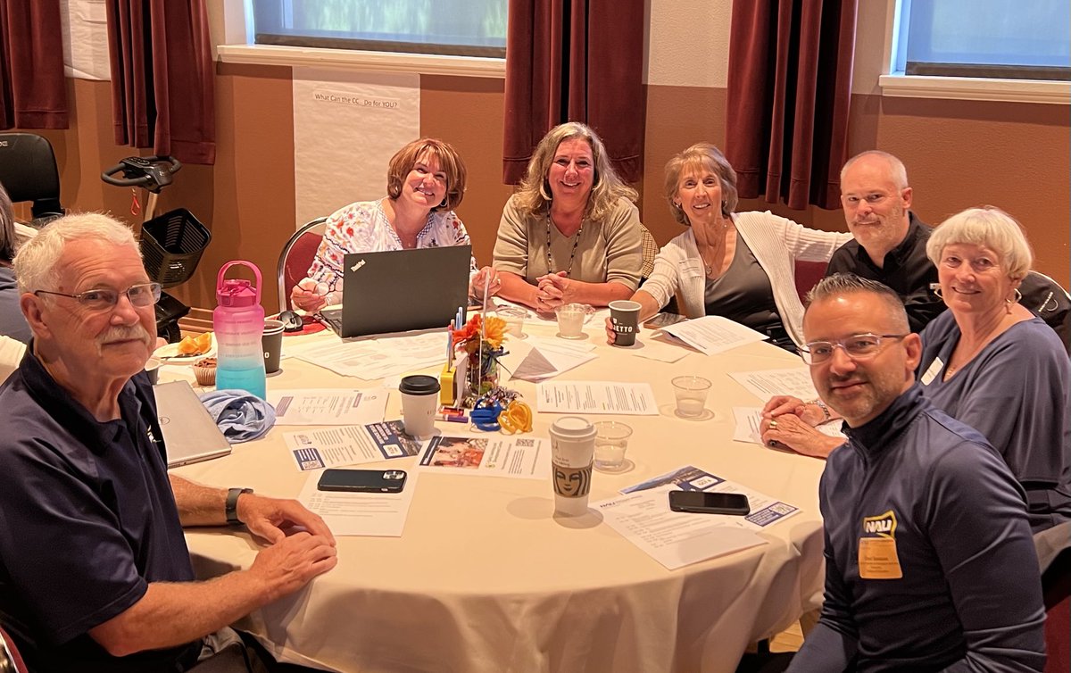 So great connecting with ⁦<a href="/NAU/">NAU</a>⁩ colleagues! Looking forward to another great school year.