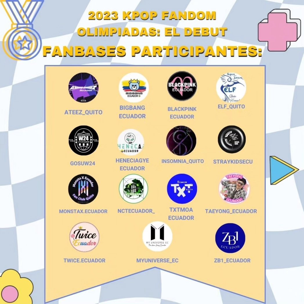 📍FANS DEL KPOP DE QUITO 

AKFAN  Te invita  a que seas parte de la primera edición de 2023 KPOP FANDOM OLIMPIADAS: EL DEBUT

#2023KFO #KPOPECUADOR #AKFANECU 

Formulario de Inscripción:
docs.google.com/forms/d/e/1FAI…