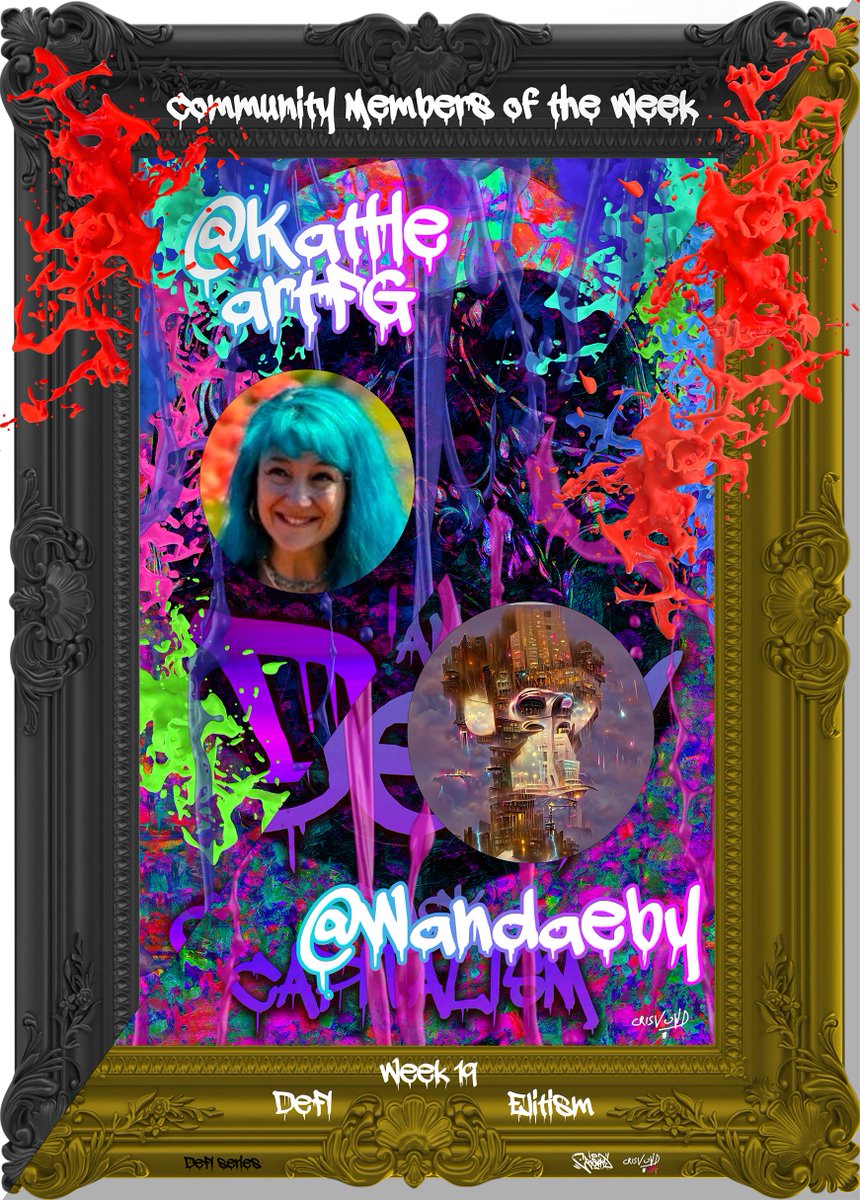 Defielitism's tweet photo. This week is a very special week for #CMOTW Community Member of the week! @KatHeartFG & @wandaeby were both chosen for this weeks CMOTW! Congratulations! Both bring positivity and knowledge to this community and it is greatly appreciated! https://t.co/ew09TnxCE5