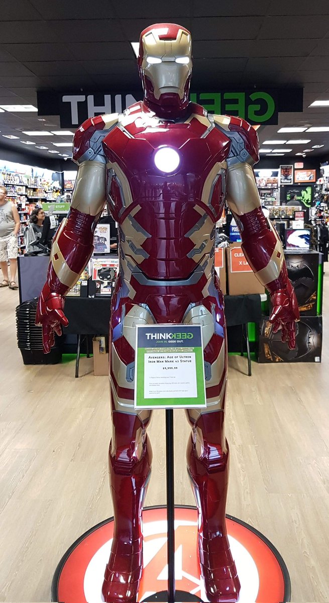 photoasahobby's tweet image. Iron Man Statue in @thinkgeek store
May 2018
#Disney100 #ironman #thinkgeek #Disney #MarvelStudios