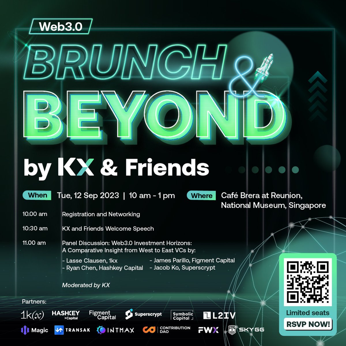 KX (@kxventures) on Twitter photo 🎉Join us for an unforgettable "Web3 Brunch & Beyond" by KX and friends"🚀 on Sep 12 , 10 AM onward🎤 Get the insider scoop and network with our global partners🎤 <a href="/1kxnetwork/">1kx</a> <a href="/HashKey_Capital/">HashKey Capital</a> <a href="/FigmentCapital/">Figment Capital</a> @superscrypt <a href="/symbolicvc/">Symbolic Capital</a> #TOKEN2049 #Token2049Singapore #KXventures 🎉Join us for an unforgettable "Web3 Brunch & Beyond" by KX and friends"🚀 on Sep 12 , 10 AM onward🎤 Get the insider scoop and network with our global partners🎤 <a href="/1kxnetwork/">1kx</a> <a href="/HashKey_Capital/">HashKey Capital</a> <a href="/FigmentCapital/">Figment Capital</a> @superscrypt <a href="/symbolicvc/">Symbolic Capital</a> #TOKEN2049 #Token2049Singapore #KXventures