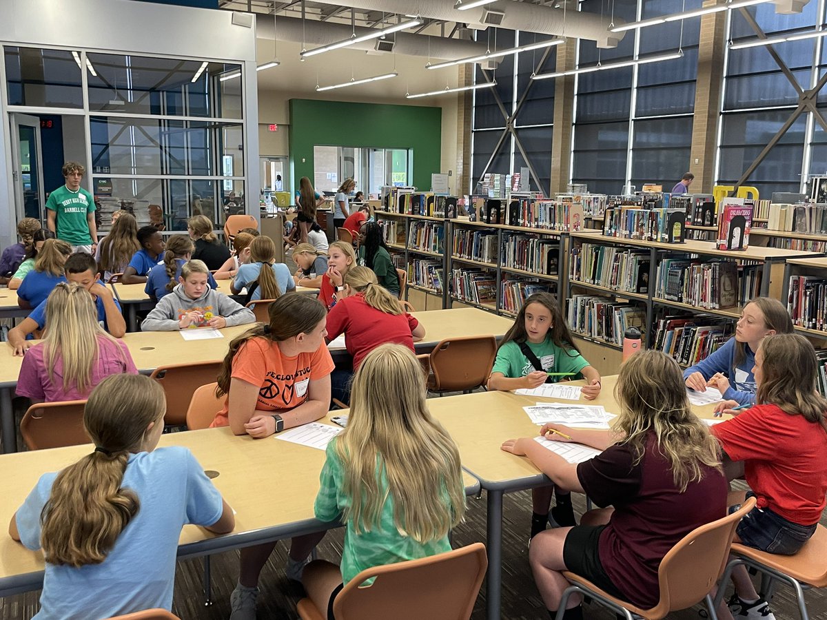 Great day helping facilitate the KSHSAA middle school StuCo conference.  These DHS student leaders were awesome in a wide variety of roles!