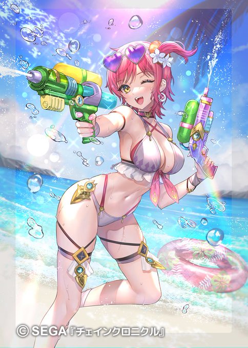 【お仕事告知】
SEGA様『チェインクロニクル』にて
「真夏の第四小隊 隊長 スーリヤ」CV:野川さくら様
を描かせて頂きました!
海を楽しむスーリヤをめちゃくちゃ楽しく描きました😆🏝️💖✨
よろしくお願いします🙇
https://t.co/eCH3ecyPbI
ⒸSEGA 