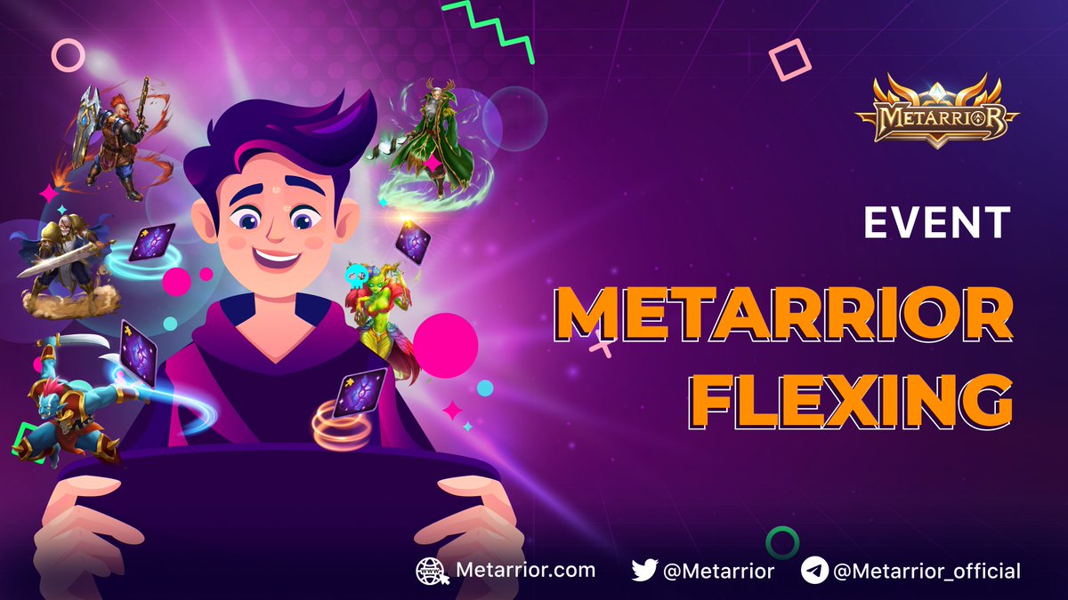 metarrior's tweet photo. METARRIOR’S “METARRIOR FLEXING” EVENT BEGINS

Share your joy with us by participating in “Metarrior Flexing” and claim 60 Non-NFT Elite Fragments and 5,000 SOG now!

📅5AM Aug 24th - 5AM Sep 10th, 2023 (UTC)

🏁Register: https://t.co/MurihEG4WH
#metarrior #metafe #web3game https://t.co/QczluqQE7r