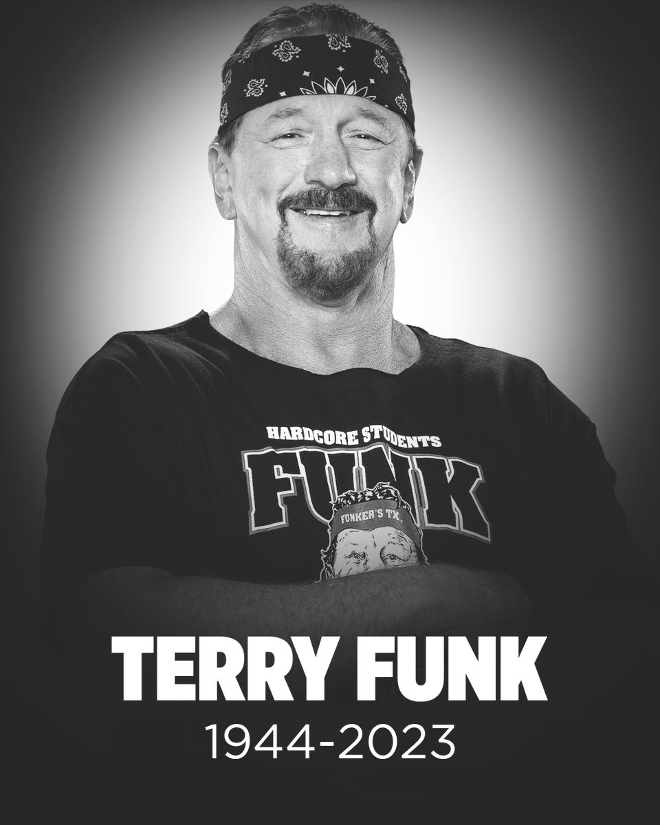 LuchaEnSerio's tweet photo. Ha partido Terry Funk.

Para muchos, para muchos, el más grande luchador de todos los tiempos. No hay mucho más que decir.

#TerryFunkForever https://t.co/lUC2XZHVhB