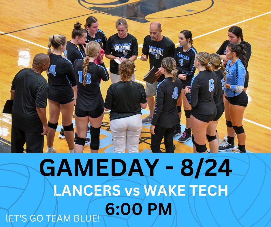 Time to protect the house! HOME volleyball match against Wake Tech tomorrow at 6:00 p.m. Come out and cheer the team on! @LCCLancers @BCHanks @kinstonfp @waketechsports @neusenewssports