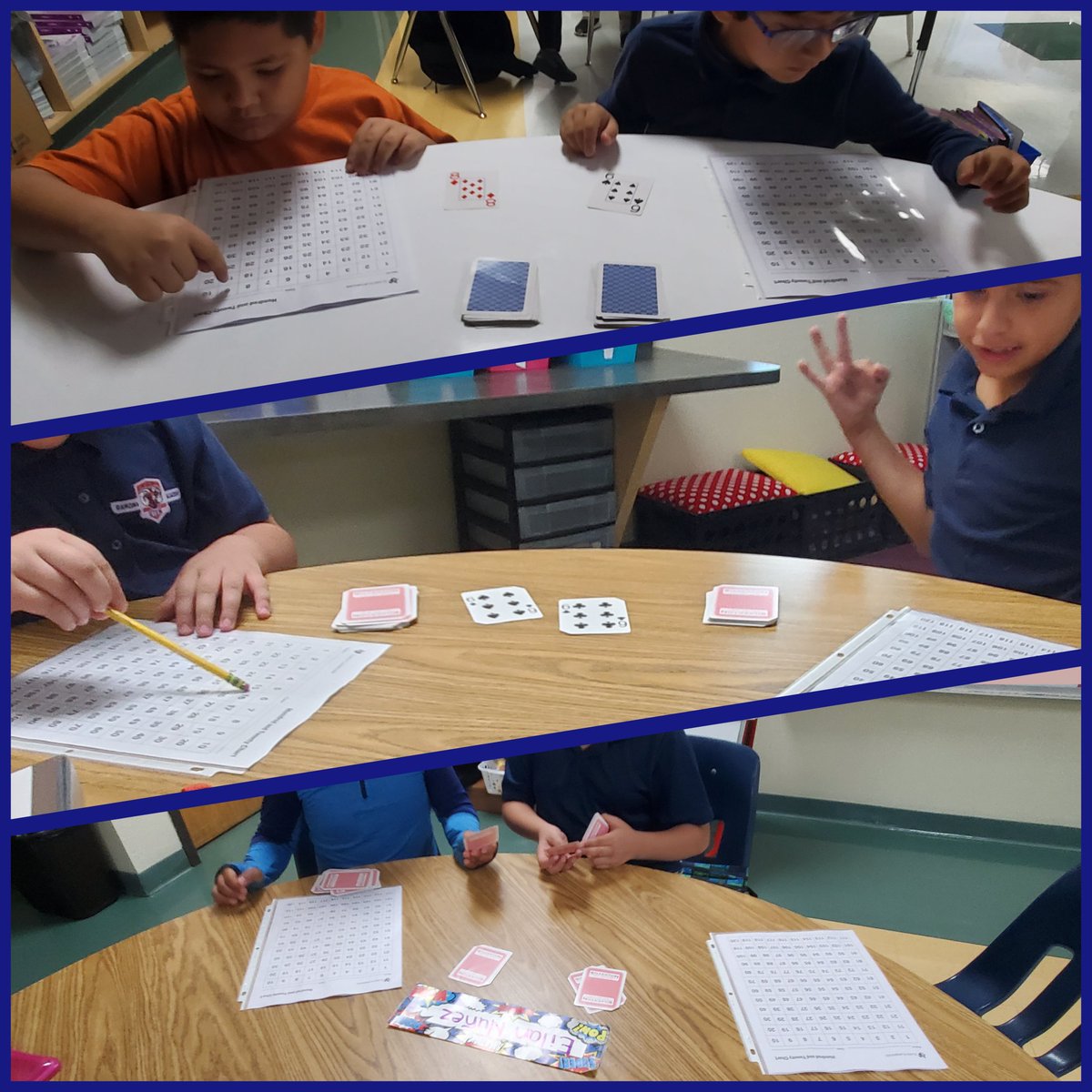 Building addition fluency with a competitive game of Math War!!!