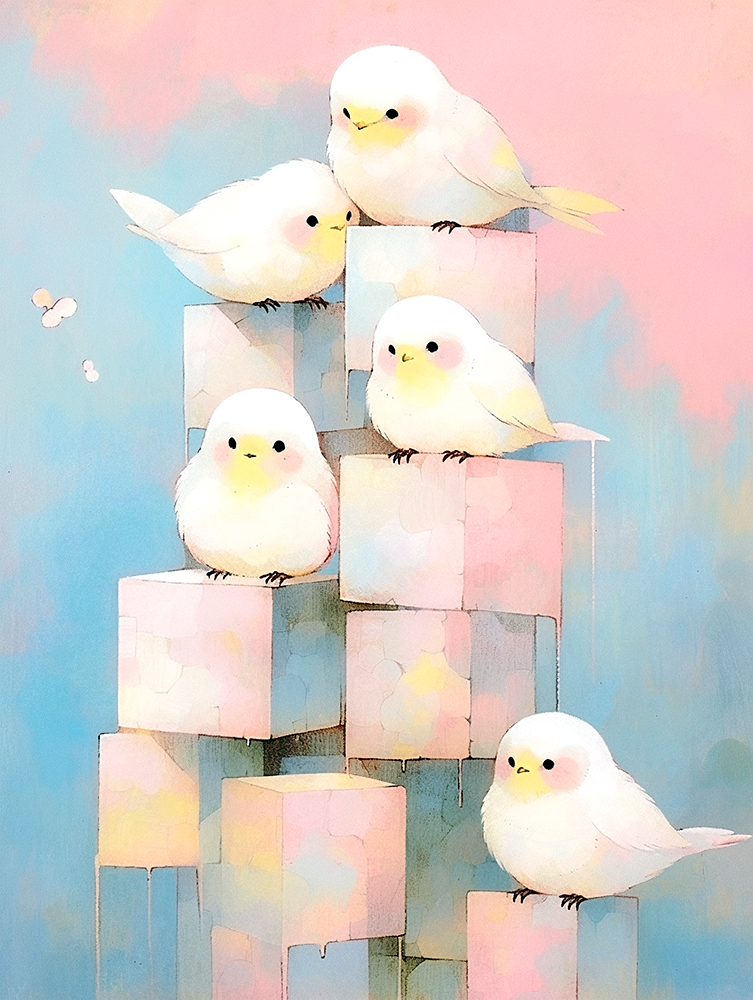 milche_archery's tweet photo. #AIキューブ部 おじゃましまピヨ🐤

#AI鳥部 #AIイラストもふもふ部 #AIart https://t.co/NPc0qgVSPW