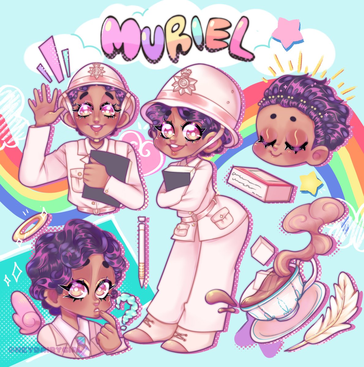 SophieChild10's tweet photo. The cutiest angel in all Heaven 👼🌈 #GoodOmensFanArt #GoodOmens2 https://t.co/dsfyTM8DKS
