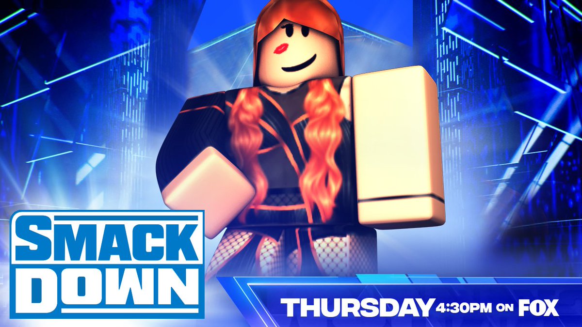 _WWERoblox's tweet photo. -SMACKDOWN-
@boujeebratzdoII issues a open challenge to anyone in the #Womens Division
-
@LittIeMissBliss goes one on one with #EvaMarie will she end her quick...?
-
@milkoftheesiren goes against #BethRose
-
@WWE21BeckyLynch speaks out after #MaluMorgan has been ducking her https://t.co/iVqequEeEu