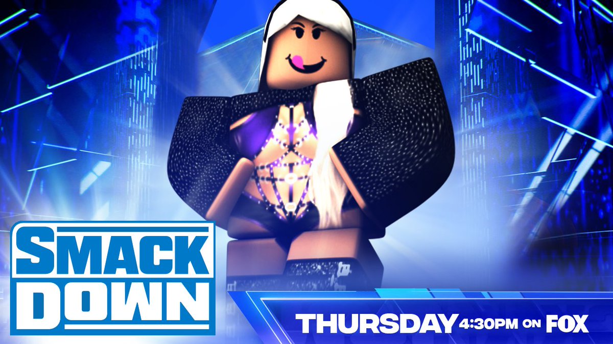 _WWERoblox's tweet photo. -SMACKDOWN-
@boujeebratzdoII issues a open challenge to anyone in the #Womens Division
-
@LittIeMissBliss goes one on one with #EvaMarie will she end her quick...?
-
@milkoftheesiren goes against #BethRose
-
@WWE21BeckyLynch speaks out after #MaluMorgan has been ducking her https://t.co/iVqequEeEu