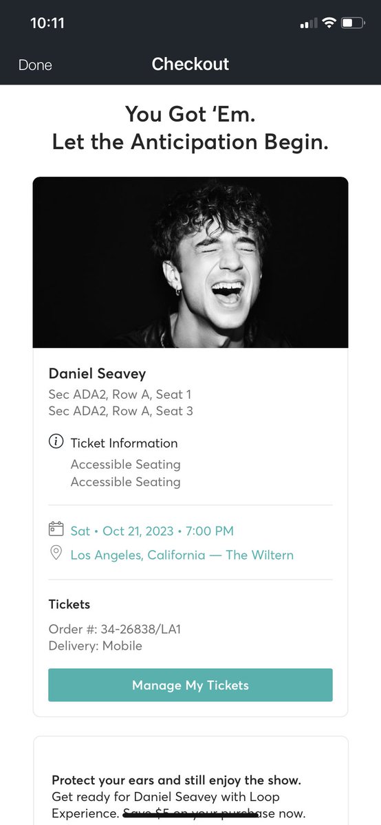 VFlores_02's tweet photo. @DanielSeaveyHQ Selling 2 tickets. DM if interested https://t.co/oCUAUAXmbD