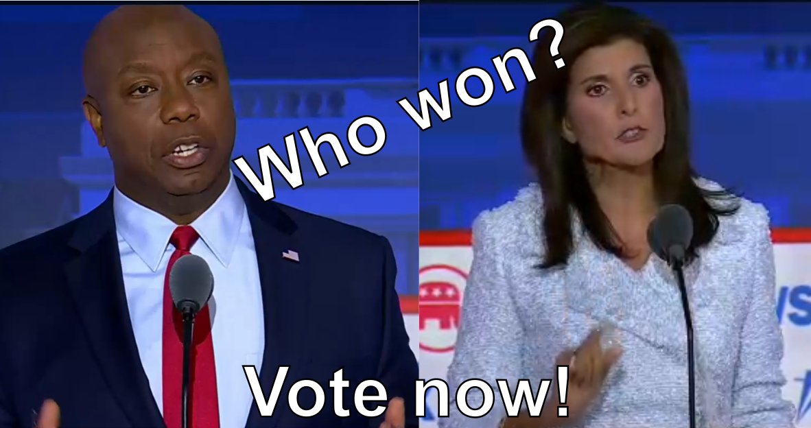 betterballotsc's tweet photo. The #GOPDebate just finished. Cast your vote for your favorite in our poll: https://t.co/kQMbTHriC4
#scpol #Instantrunoffvoting #MoreVoiceMoreChoice https://t.co/qm2kGFQcTW