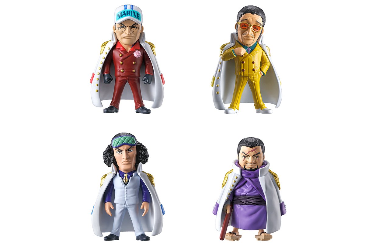 新品未開封 ワンピース フィギュア ボルサリーノ・サウロ・クザン ほか計23点 フィギュアページに「サカズキ」「ボルサリーノ」「クザン」ほかの