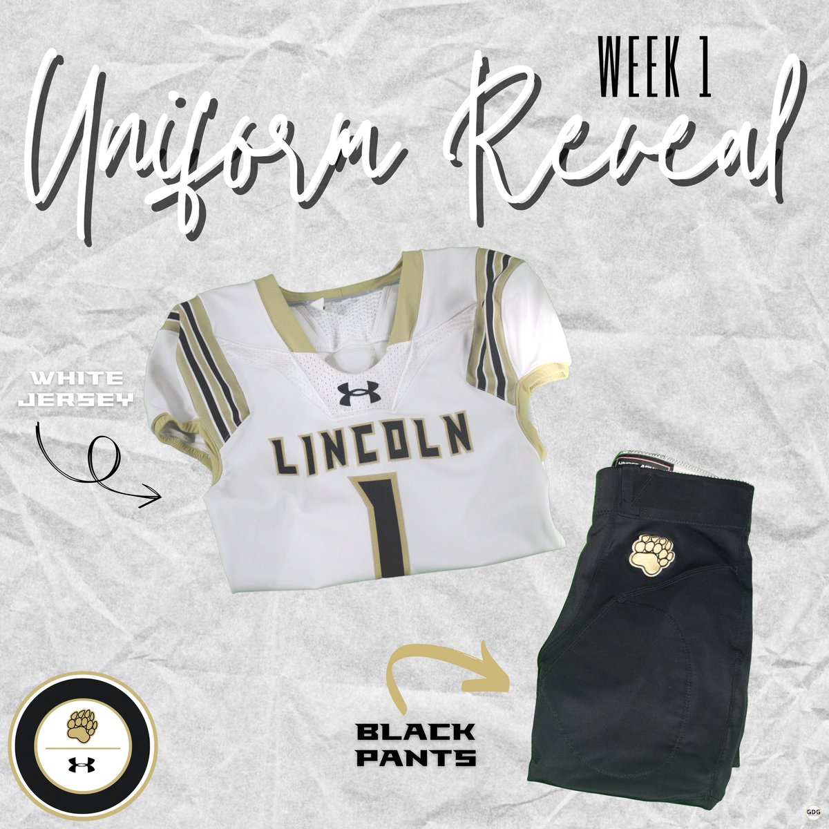 Game 1 Fit ⚪️⚫️

#BearDown #GameDayGraphics