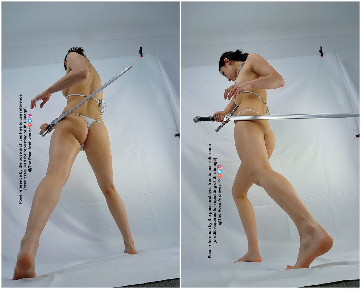 theposearchives's tweet photo. New poses!✏️ Sword/low angle/dynamic https://t.co/DbiPEcawXc