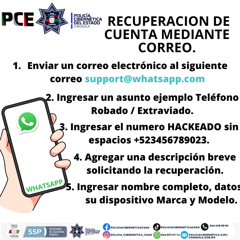 Policía Cibernética del Estado de Coahuila (@PCE_COAH) / X