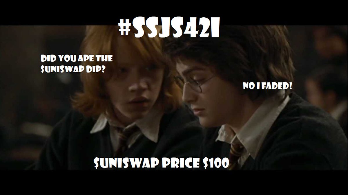 ssjs42i's tweet photo. Dont fade #UNISWAP #ssjs42i https://t.co/pGjiL8bmK8