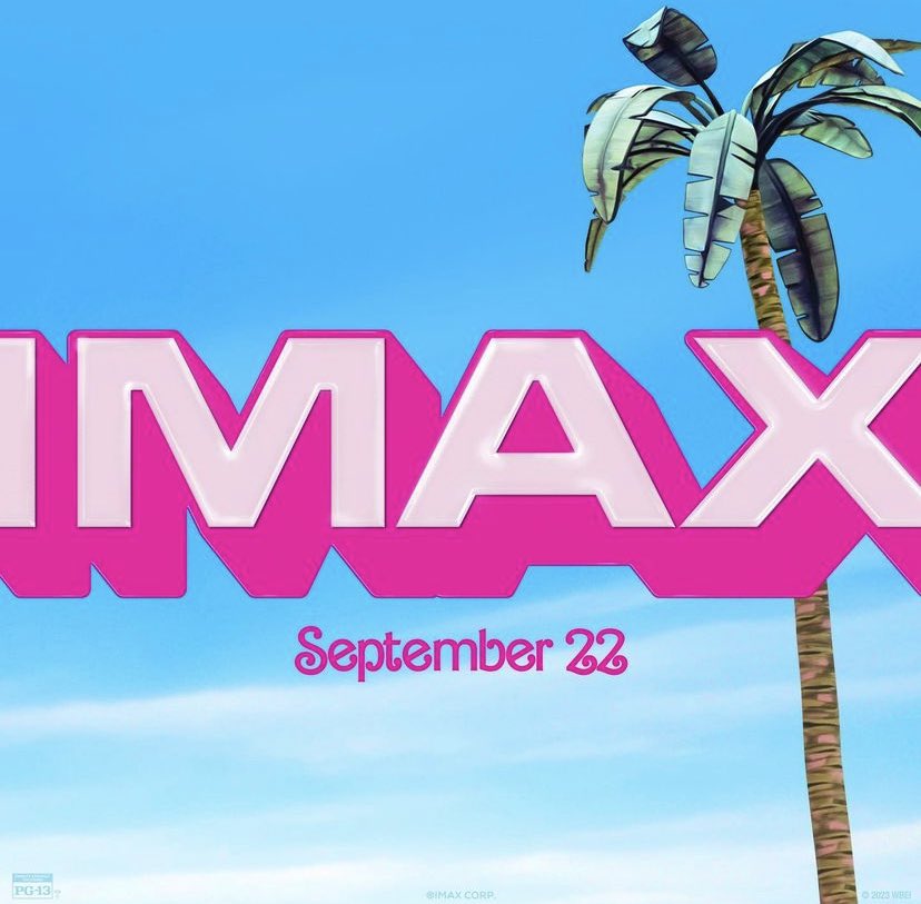 FilmUpdates's tweet photo. Greta Gerwig’s #Barbie is coming to IMAX for one week only, starting September 22.

Never-before seen post-credit footage will also be shown. https://t.co/tIyC0l1qoZ
