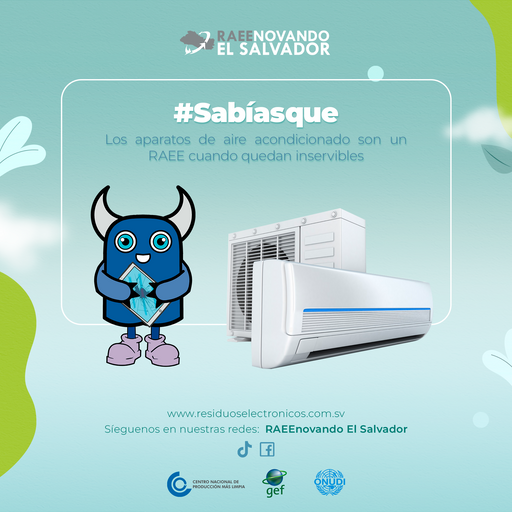 CNPML's tweet photo. Los sistemas de climatización o aparatos de aire acondicionado tienen una vida útil de hasta 15 años. Una vez finalizado su ciclo, se convierten en residuos que requieren de un proceso y gestión muy específica. https://t.co/G7RWaOw22c