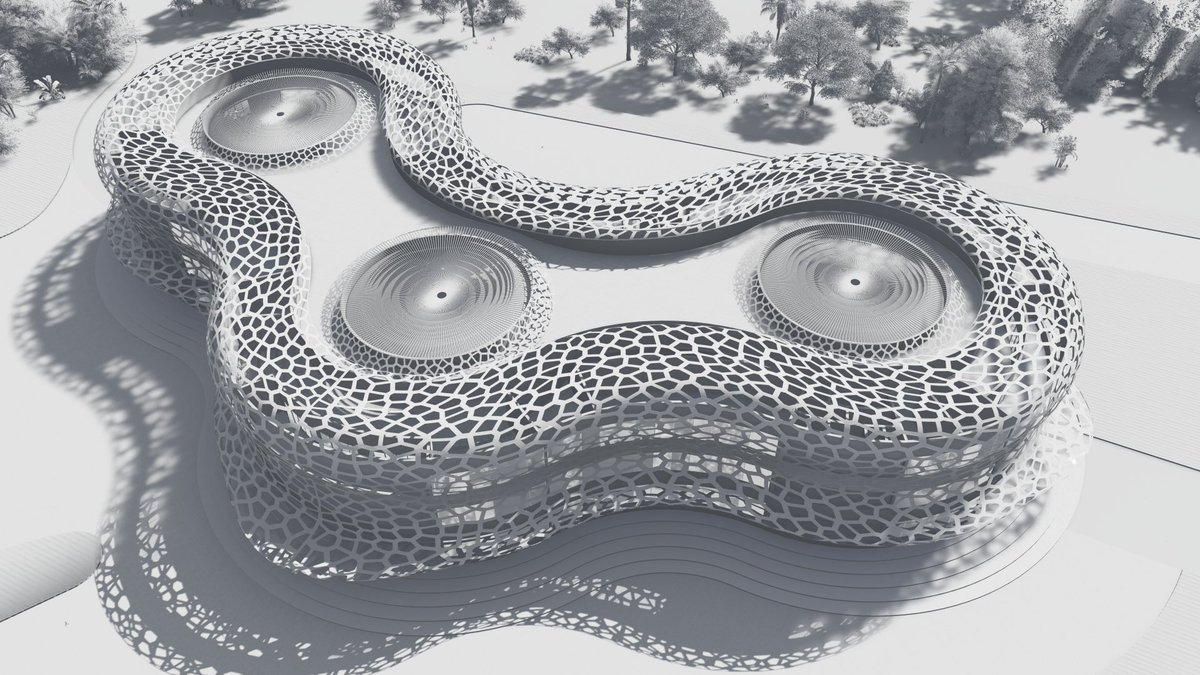 Apholy's tweet photo. Intermodal Transport Station
Designed: #apholyrender
Would you love this to come to life in Lagos?
#archdaily #archilovers #architecture #design #jidesanwoolu #a_pholee #parametric #parametricdesign #minimalism #facade #dezeen #behance #amazingarchitecture #lamata #nigeria https://t.co/5v75Ps4dM7