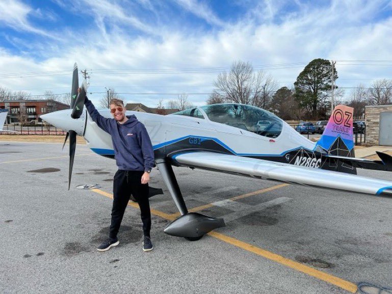 Wolverine update, former football player, Hayden Cunningham now has a private rating with Springdale flying club, currently at ATP flight school where he has received his instrument and commercial ratings. Will be a CFI, or certified flight instructor! @hmc0109