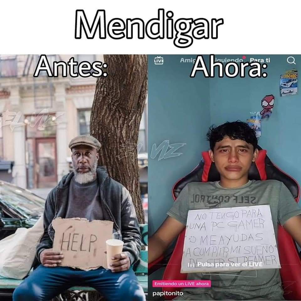 ircmediamxof's tweet photo. Caen mal mijos #memes #mendigos #memesvagos #memesparastreamers #streaming #memesespañol #memesmexicanos #memestercermundistas #memesfinisimos #memesprrones #memingos #shitpost https://t.co/q8iKR0sXv8