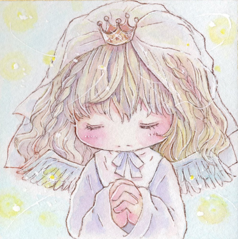 「おはようございます。  今日も1日無事乗り切れます様に〜〜〜 夏バテがんば〜〜〜」|チコリ@✨🐸羽根🪶としっぽ展のイラスト