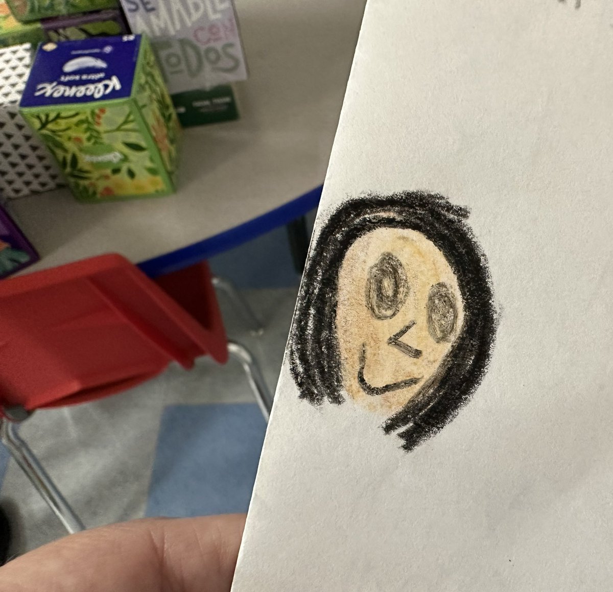 leahod's tweet image. I would also be very excited to be in @mrblglvz’s class, too.  What a perfect 1st day of school card. ❤️ #teampershing #d100inspires