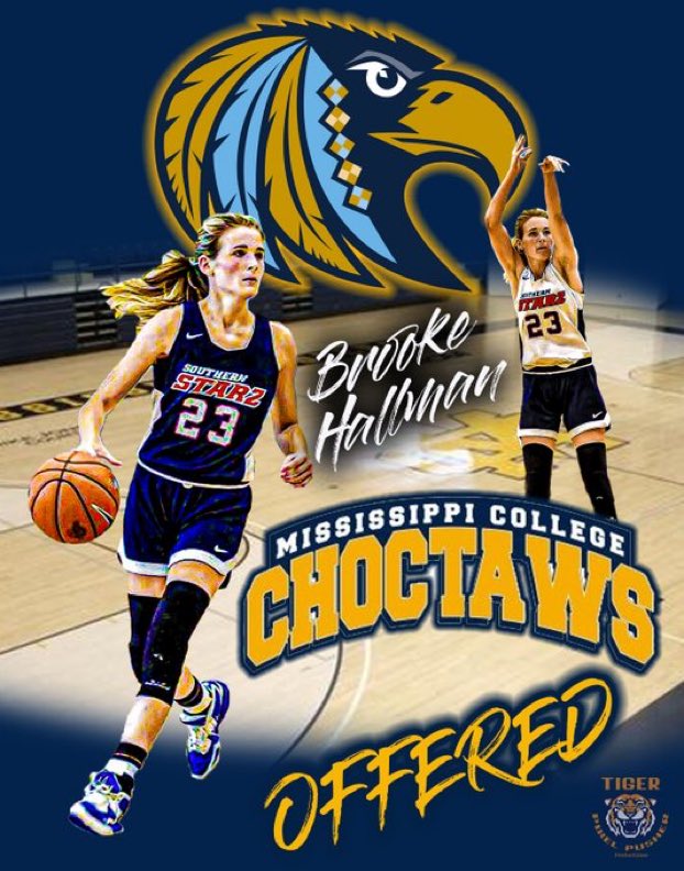 Brooke Hallman (@brooke_hallman1) on Twitter photo ⭕️ffer Alert 🚨 AGTG 🙏
Thank you for 👀 me play at the US OPEN In Memphis, TN. <a href="/coachglong/">Greg Long</a> 🤝 see you soon 👀 <a href="/GoChoctaws_WBB/">Mississippi College Women's Basketball</a> <a href="/ChoctawSports/">Mississippi College Athletics</a> <a href="/Tiger3P/">Tiger3P 🏴☠️</a>
#RiseUp ⭕️ffer Alert 🚨 AGTG 🙏
Thank you for 👀 me play at the US OPEN In Memphis, TN. <a href="/coachglong/">Greg Long</a> 🤝 see you soon 👀 <a href="/GoChoctaws_WBB/">Mississippi College Women's Basketball</a> <a href="/ChoctawSports/">Mississippi College Athletics</a> <a href="/Tiger3P/">Tiger3P 🏴☠️</a>
#RiseUp
