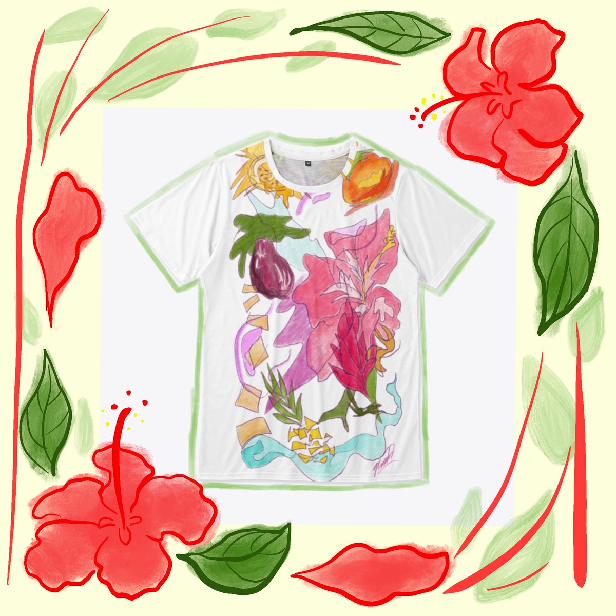 GingerTClothing's tweet photo. "Summer Shapes" makes its debut on the site! https://t.co/rlzVWenhRY