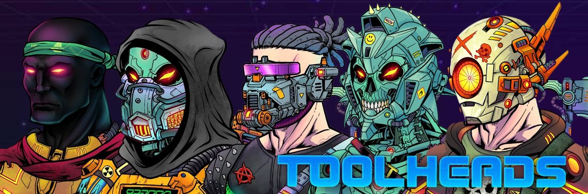 DanielSam3031's tweet image. Belonging to the Toolheads Family would be really an honor for me💪🏻, I made this banner for this Great team and project🤝🏻, I hope to achieve it with a WL 🙌🏻✨ @CnftTools @MangoBushNFT 
#CNFTCommunity #CnftTools