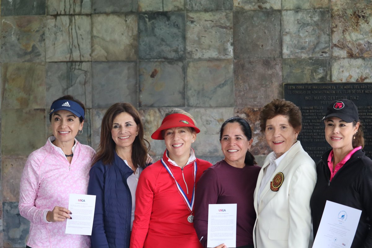 AMFGOLF's tweet image. La calificación al 61st U.S. Senior Women´s Amateur se llevó a cabo en el Club de golf mexico. Erika Díaz del Club de Golf México y Kathia González de Las Misiones Club Campestre consiguieron un lugar en el torneo que se llevará a cabo en Scottdale, Arizona. Muchas felicidades!!