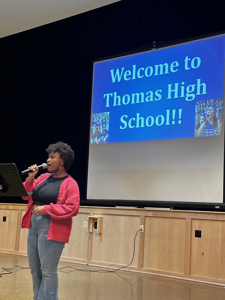 Thank you for welcoming the parents of 9th grade students, Lauryn!!