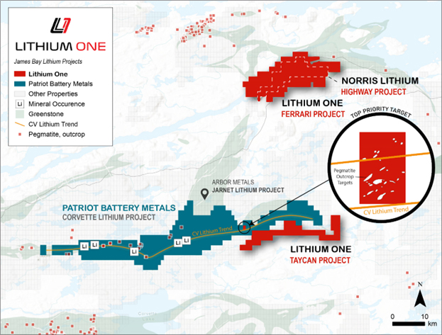 LithiumOneMetal's tweet photo. In case you missed it: Lithium One Commences Exploration Program in James Bay, Quebec
https://t.co/m67nGfpoki $LONE.V #lithium #miningstocks #batterymetals https://t.co/zquoGFCT5x