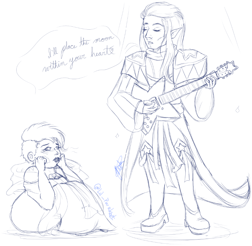 As a performer, it's always a delight that warms my heart to hear that my music has had such a positive effect on people. That's all I've ever wanted... to bring others joy.

(Thank you, <a href="/Lil_Parakeet/">Mels</a>, for this lovely surprise!)