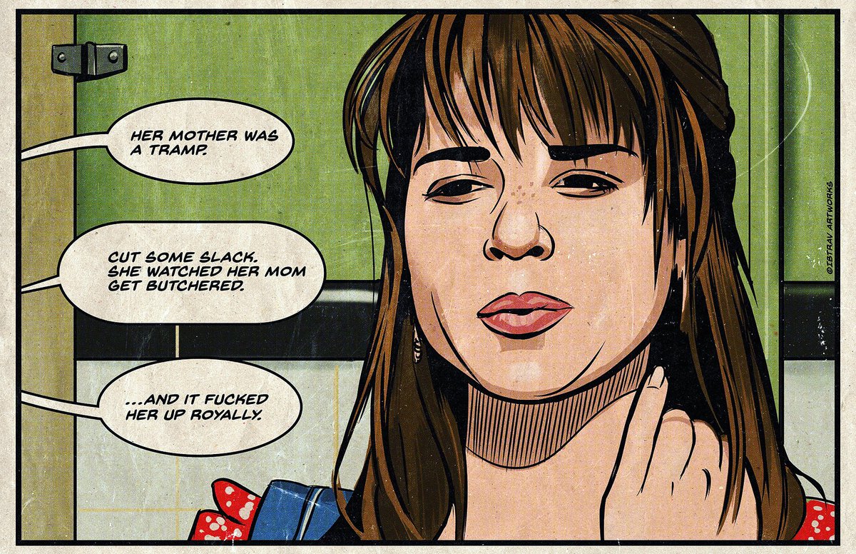 ibtrav's tweet photo. "Mayyybe she's a slut just like her mother"...
Another panel from the 1996 "Scream" movie comic adaption.

#wcw❤️ #sidneyprescott #nevecampbell #moviecomicadaptation #horrorcomics #screamcomic #scream1996 https://t.co/7qqeBcOH26