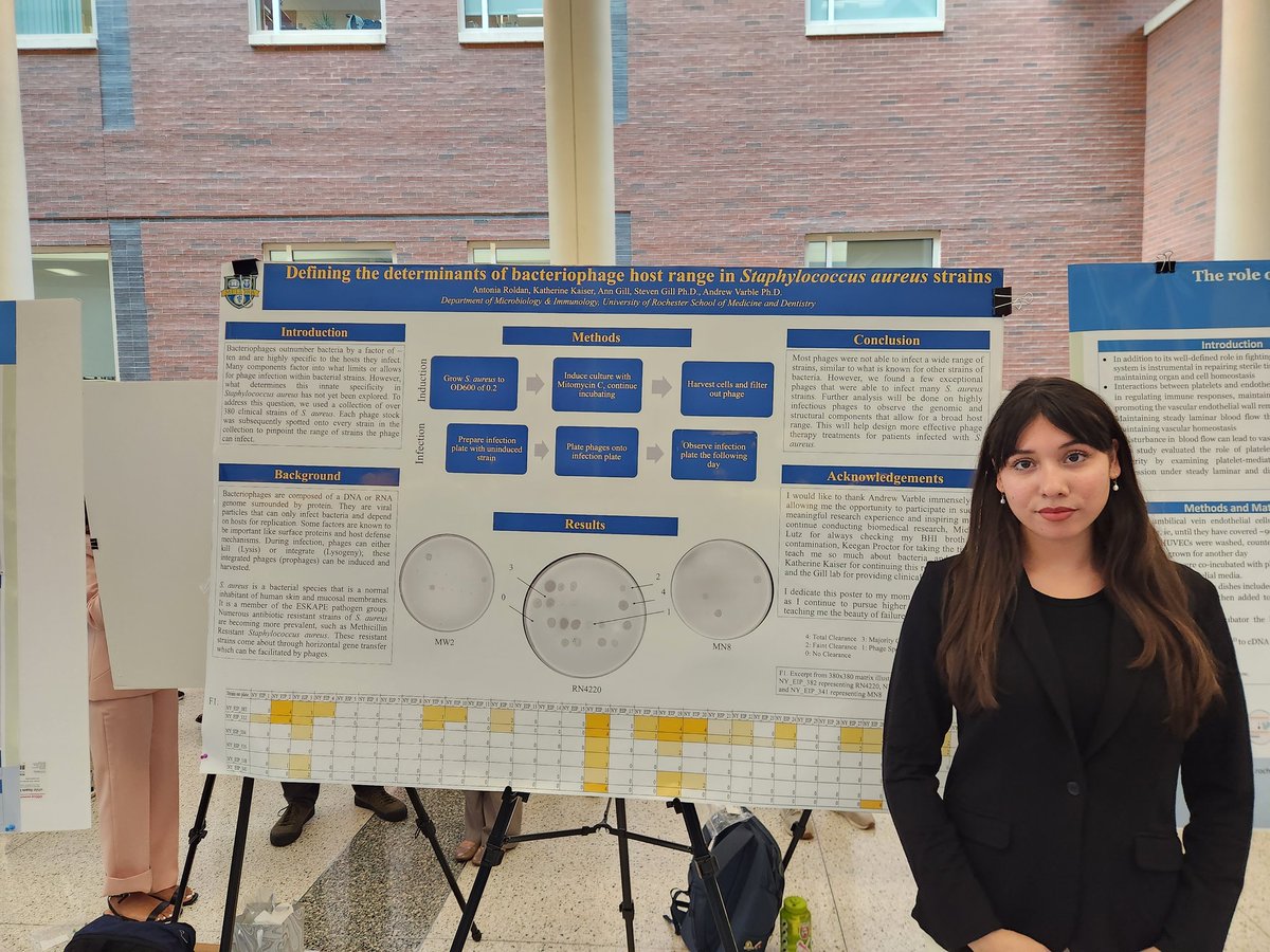 They grow up so quick! Congrats to Antonia Roldan for killing her summer project, the first Varble lab alumni! <a href="/URMC_MBI_IMV/">URMC Immunology, Microbiology, & Virology</a> <a href="/UofR/">University of Rochester</a> <a href="/UCF/">UCF</a>