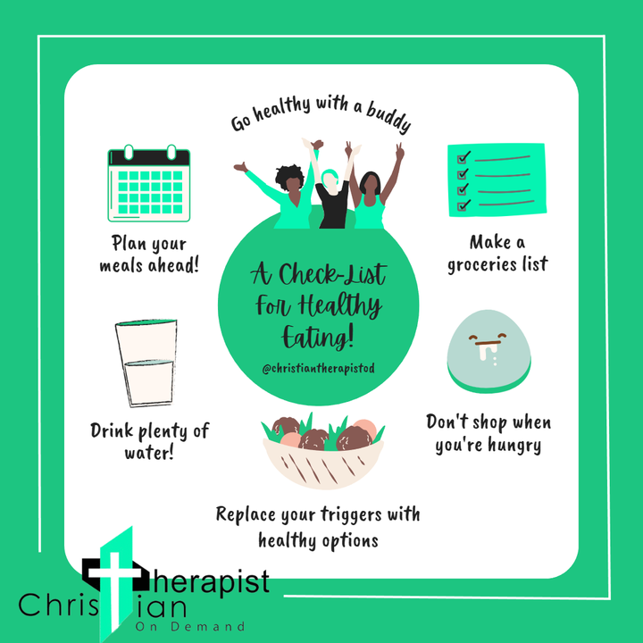 CTODapp's tweet photo. Mental health is affected by every aspect of our body, mind, and spirit. Eating well can have a huge effect on how you feel. Here are a few tips to help yourself eat healthy meals. #mentalhealth #eatwell #CTODapp https://t.co/Y5XAtFJILF