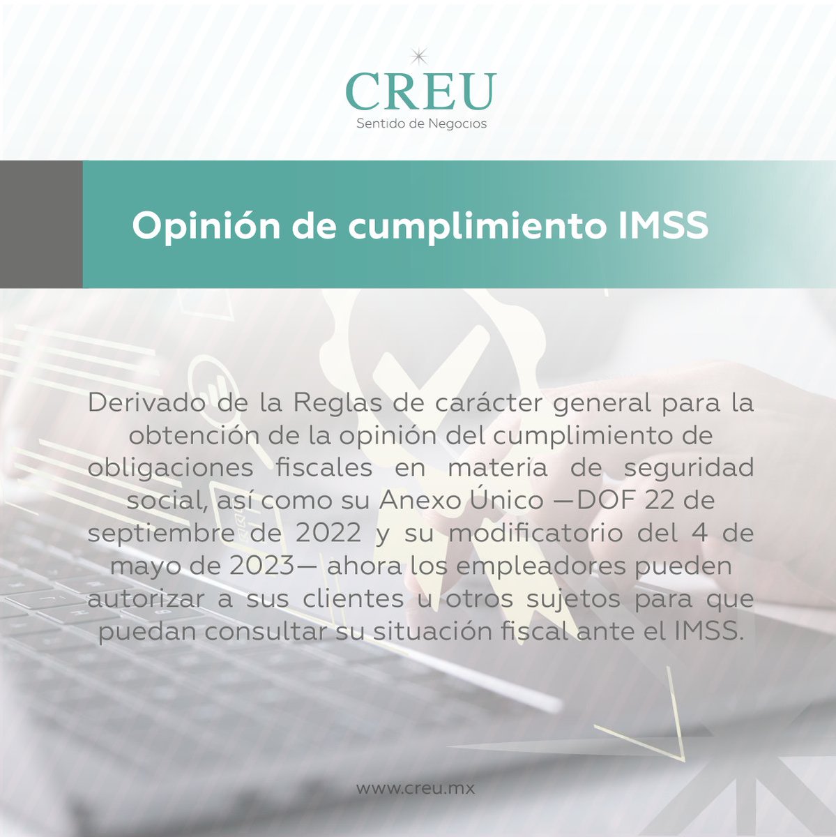 CREUQRO's tweet photo. 📌La opinión de cumplimiento emitida por el Seguro Social sirve para comprobar la situación fiscal que se tiene ante el organismo
👇👇
https://t.co/FuhjR1A1tI https://t.co/xSotTwOuzM