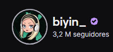 onlyBiyin's tweet photo. 📢— ¡Biyín se ha cambiado de foto de perfil en Twitch! https://t.co/zGXZnNaovc