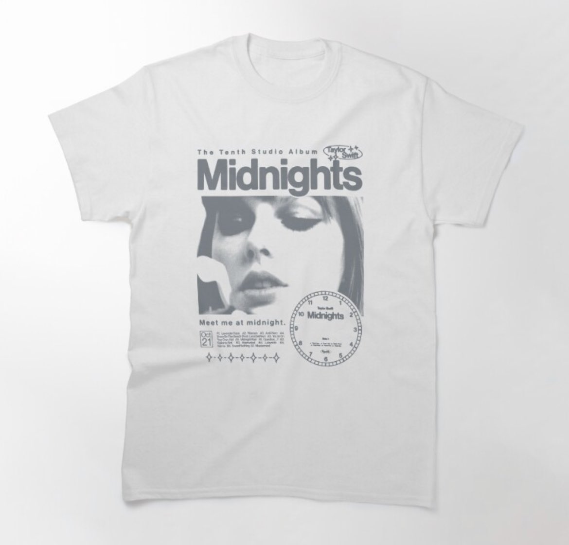 tsconcepts13's tweet image. i just saw this post and one of the shirts here is a design that i made and put up on redbubble last year! here’s the original link if anyone is interested but it’s so sad to see my design being used for someone else to profit from 😢 redbubble.com/i/t-shirt/Midn…