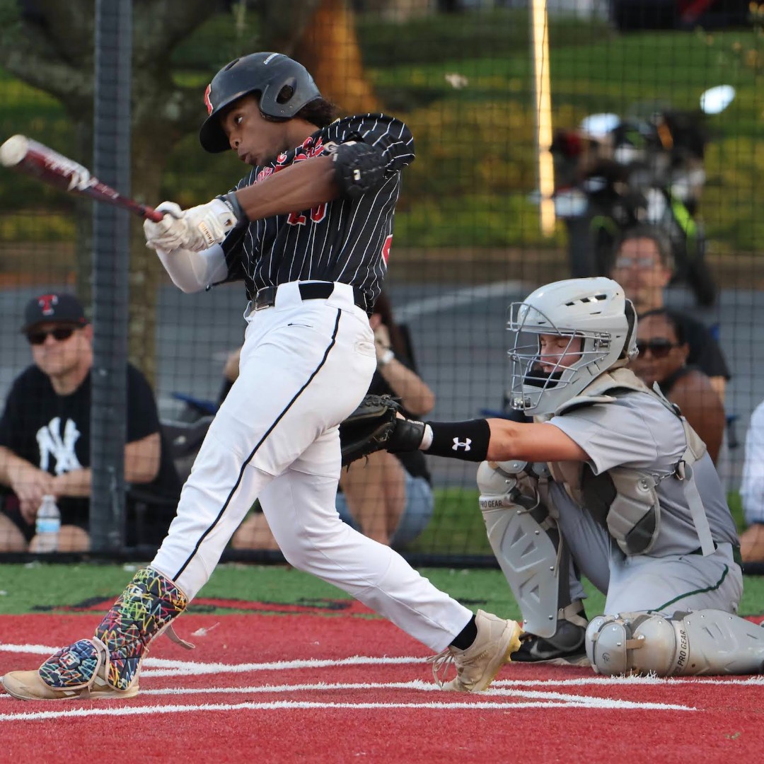 HitFactoryTampa's tweet photo. Did you know Hit Factory alum LaPlace Sallis ('23 Tampa Prep) hit a career 6 home runs? 

His best season came as a junior, where he batted .333 and ended with a .467 OBP. https://t.co/wTwBJe2WIA