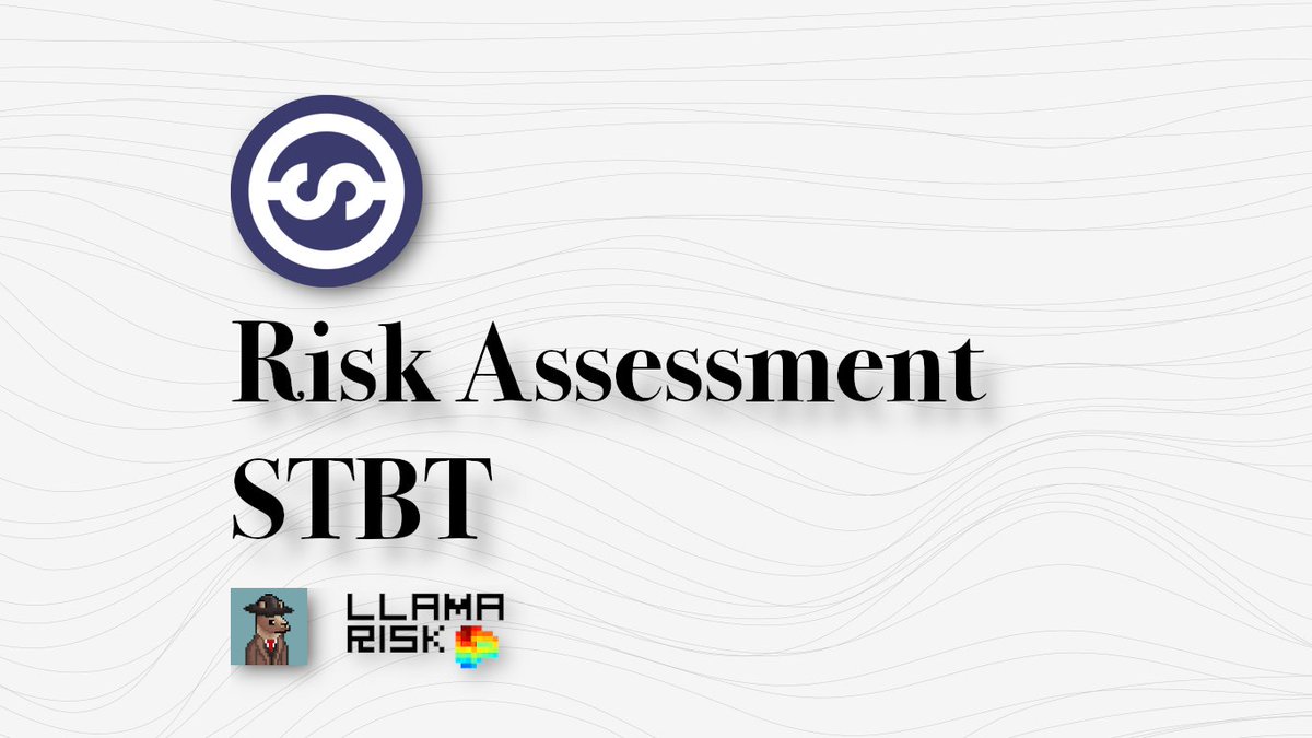 LlamaRisk's tweet photo. This week we looked into the RWA token $STBT backed by short-term US T-bills and reverse repos, operated by @matrixdock 

Read our full report here and highlights below 👇
https://t.co/XxiRNKBdw9

1/8 https://t.co/WCQXDkMmaa