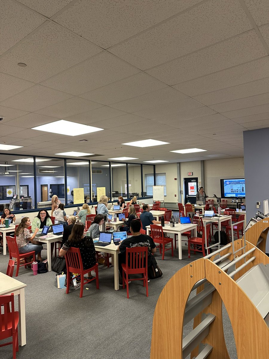 Thank you <a href="/WTPS_Technology/">WTPS IT Department</a> for helping get our new staff ready today. Lots of great educators ready to begin their careers <a href="/TWPSchools/">Wash. Twp. Schools</a> <a href="/EricMHibbs/">Eric Hibbs</a> #wearetwp