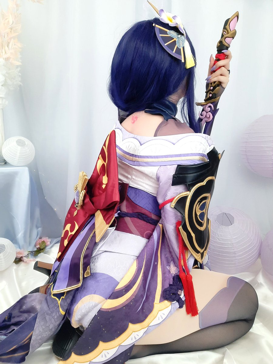miuwacosplay's tweet photo. "Always stay this way
koko ni iru yo
Kotoba yori mo fukaku last heaven"

I love that song and I think it's that feeling which made me feel I needed to make this cosplay.

__
#Shogunraiden #GenshinImpact #Cosplay #Cosplayergirl https://t.co/WqXXaoMsKI