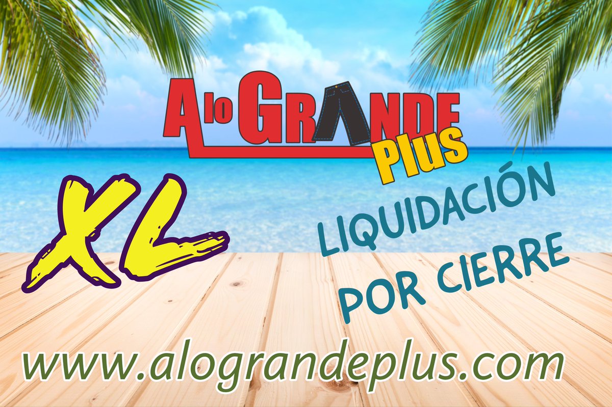 alograndeplusXL's tweet photo. ✅LIQUIDACIÓN
🌠🌠Moda XL🌠🌠
🛒https://t.co/h7W9dYijei

#liquidacion  #ÚLTIMOS #liquidaciontotal #modaxl #XL #Badajoz #CIERRE #EleccionesAnticipadas2023Ec #extremadura #curvy https://t.co/F6IO7uVCH9