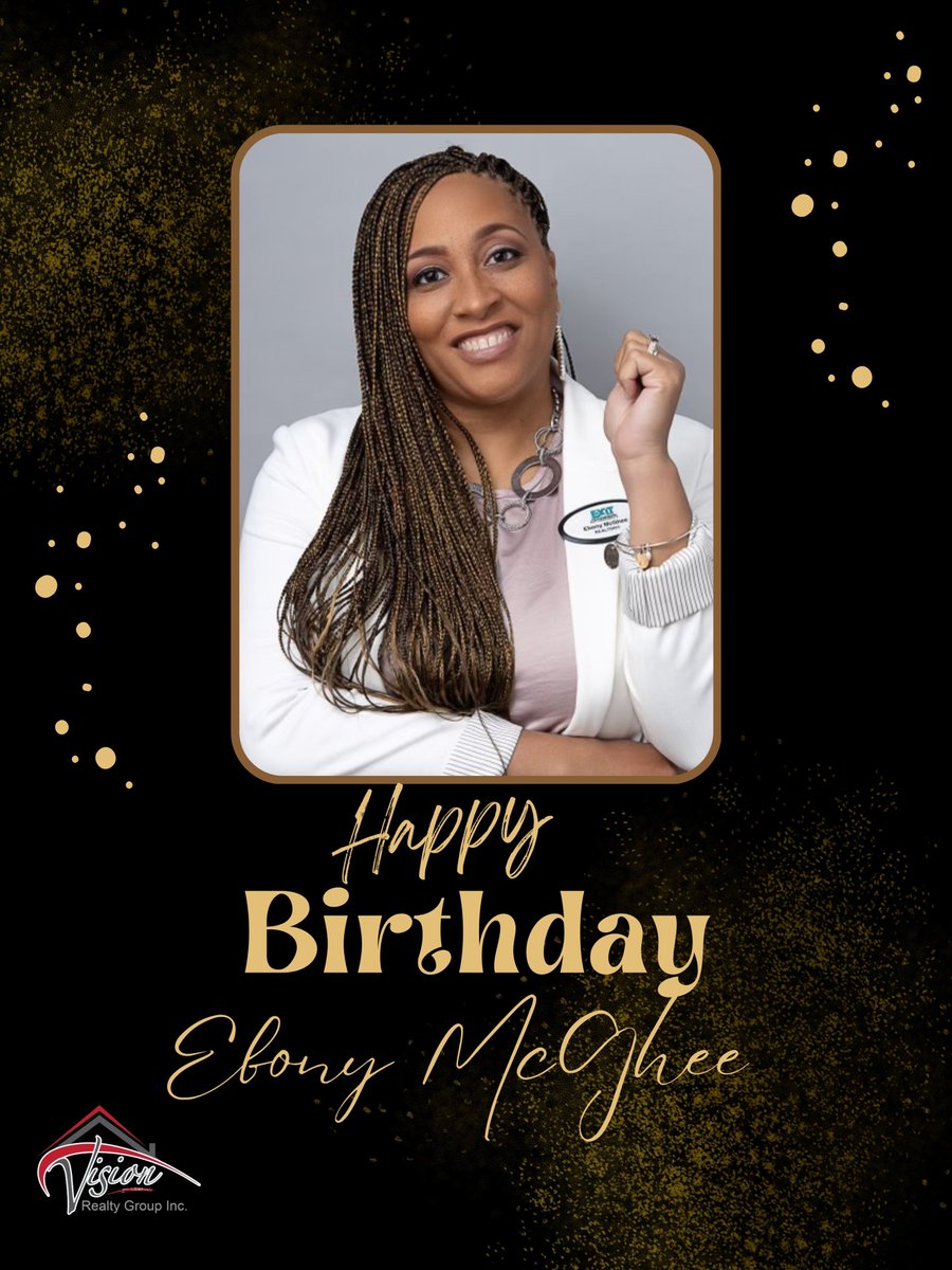 Shedonna's tweet photo. Happy Birthday Ebony McGhee #VisionRealtyGroup #Realtor #OurVisionisIntentional #ThatswhoweR #DynamicDekalb https://t.co/qNwX42eiIR