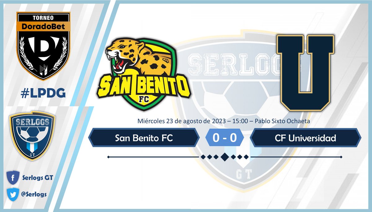 Final #LPDG San Benito FC 0-0 CF Universidad.